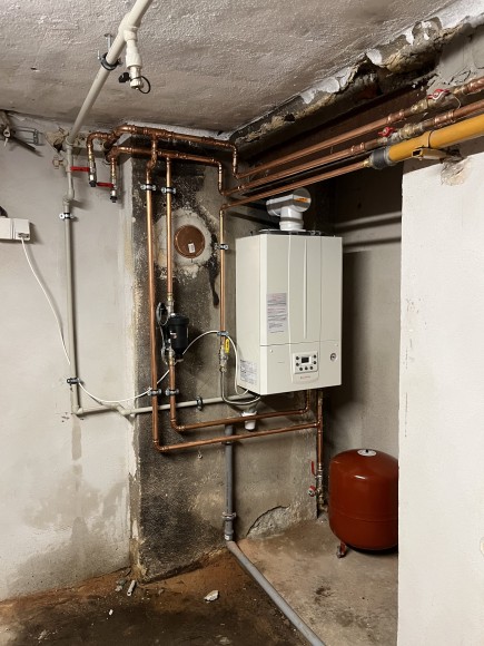 Realizace - výměna plynového kotle