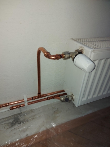 Ústřední a podlahové vytápění